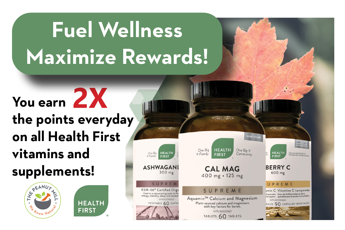 Health First 2X points 9x6